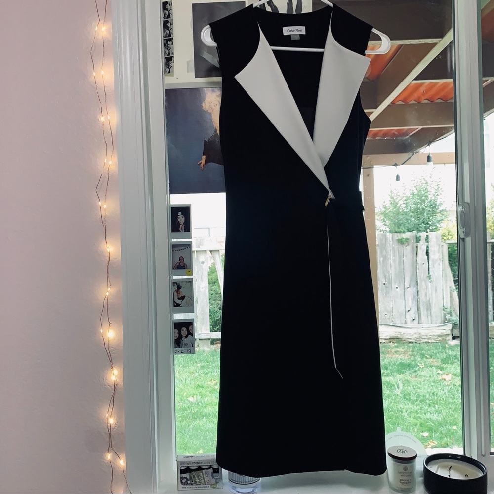 Calvin Klein Black Sheath Dress